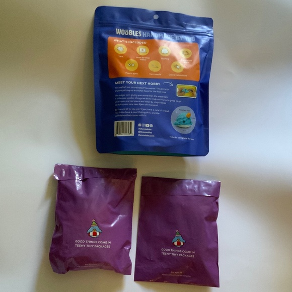 Bjørn the Narwhal Crochet Kit Plus Mini Baby Bee and Tiny Book for One Price - Picture 2 of 8